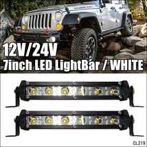 LED ワークライト 2個セット【Qホワイト】12V 24V 18W LEDライトバー フォグランプ/11И_画像1