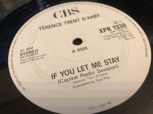 12”★Terence Trent D'Arby / If You Let Me Stay / ポップロック！