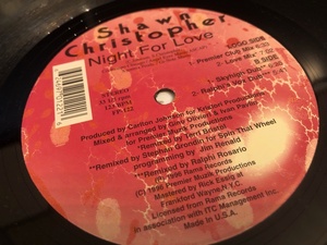 12”★Shawn Christopher / Night For Love / ヴォーカル・ハウス！