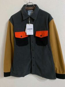 新品UABONI フリース素材長袖シャツ46サイズ　ポーランド製