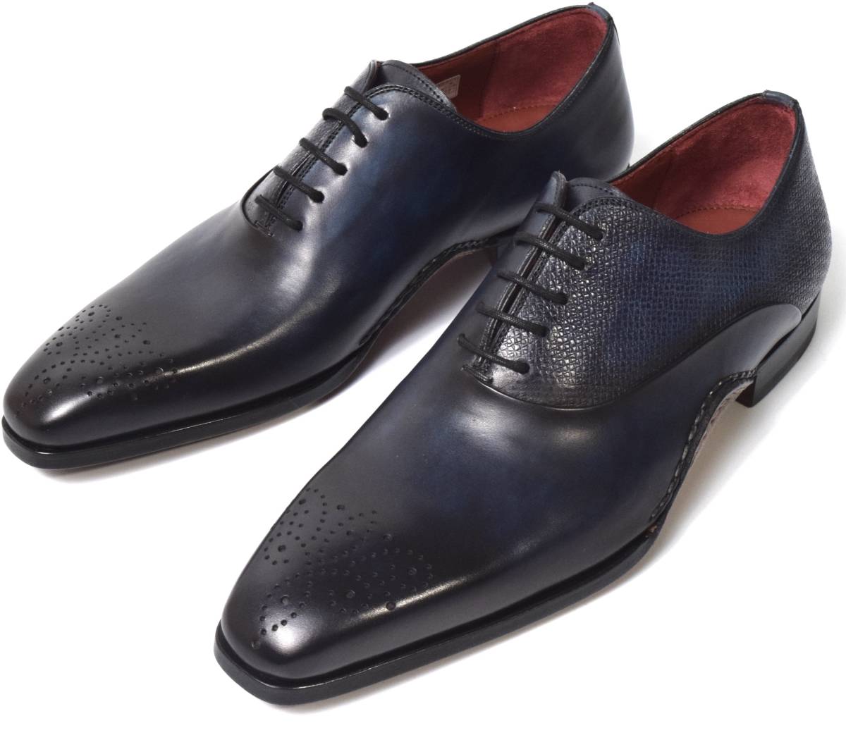 未使用 MAGNANNI マグナーニ メダリオンレザーシューズ 44 (28) 靴