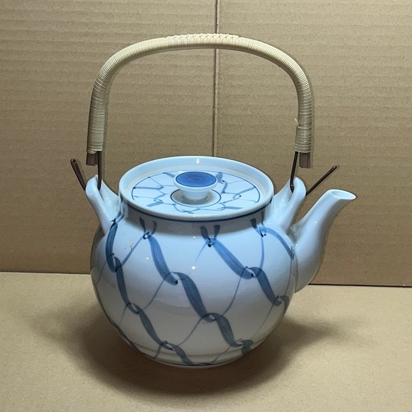 【委託品110】　急須　大　和食器　食器　茶器　高さ14.5㎝　使用長期保管品