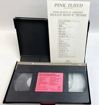 VHS ビデオ PINK FLOYD IN CONCERT ピンク・フロイド 光 Perfect Live パーフェクトライブ 11-30_画像4