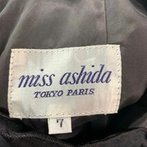 miss ashida ミスアシダ タイトスカートウール グレー 7 C3942_画像4