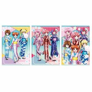  театр версия Magical Girl Lyrical Nanoha Lawson ограничение HMV ограничение 3 листов комплект прозрачный файл нераспечатанный товар высота блок ... feito* Testarossa . бог. ..