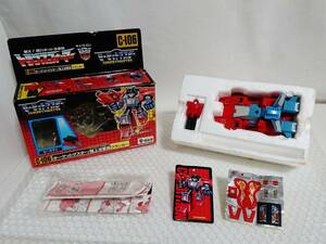 当時物+現状品+廃盤品　TAKARA　トランスフォーマー　サイバトロン　C-106　ターゲットマスター/陸上攻撃員　ブランカー　タカラ