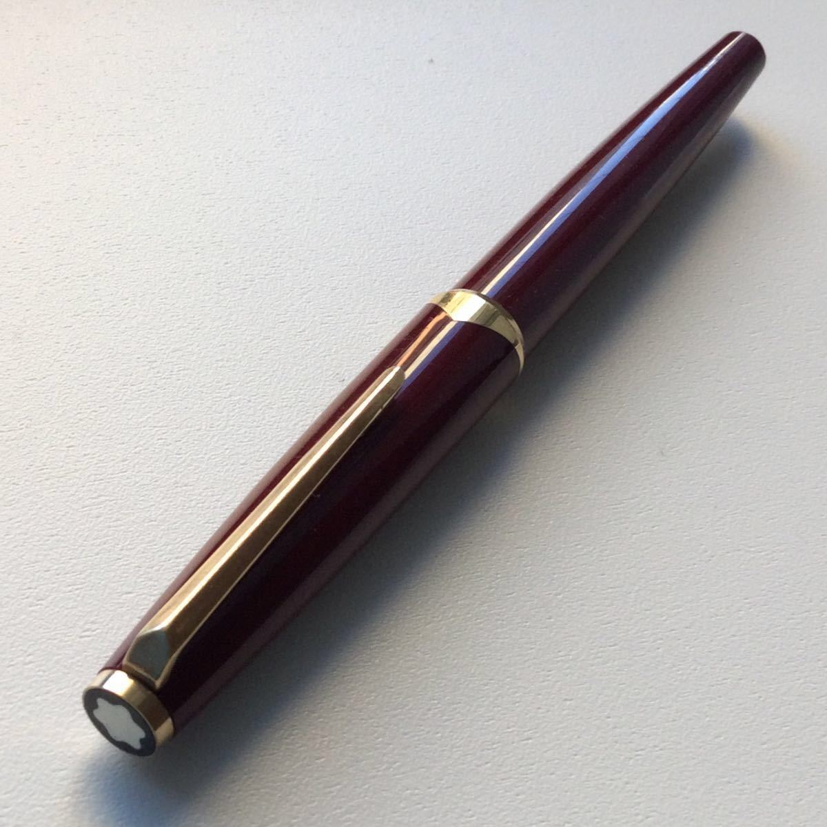 モンブラン 万年筆(ステンレス ゴールドトリム) 文具 ...