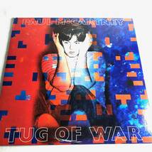 中古LPレコード プロモ Paul McCartney Tug Of War US盤 Columbia TC 37462_画像2