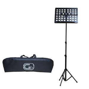  легкий складной o-ke -тактный la пюпитр черный GID Foldable Small Music Stand GL-05 ( перевозка с футляром )