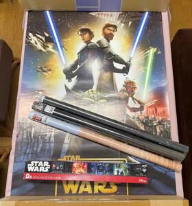  Star Wars [k loan War z,EP1,EP7 etc. poster 4 pieces set ] extra most lot poster 1 sheets | unused goods ( inside unopened goods 3 sheets. )