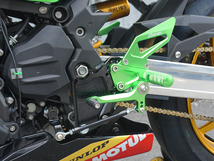 NINJA250 NINJA400 Z250 Z400 ABS対応 バックステップ 青 SNIPER スナイパー SP0089BL_画像3