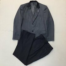 (A)A005(中古)愛知県 あいちビジネス専門学校 高等課程(旧制服) 男子学生服 2点セット /170A/W76/ブレザー/ズボン/Predichant/冬服/学生服_画像1