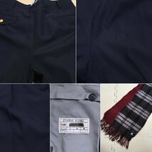 AT539-2(箱)(中古)栃木県 宇都宮短期大学附属高校 男子学生服14点セット /指定/170A/W79/ブレザー/セーター/ズボン/ネクタイ/リュック/制服_画像9