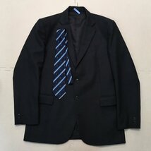 AT537(中古) 栃木県 特別支援学校 宇都宮青葉高等学園 男子学生服 2点セット /L/ブレザー/ネクタイ/Green Mate/制服/学生服/冬服/中学校_画像1