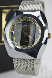  в это время ROLEX6426 выше *1970 годы производства Швейцария знаменитая школа TECHNOS HAWK BORAZON ястреб глаз натуральный камень dial cut сапфир стекло самозаводящиеся часы джентльмен наручные часы замечательная вещь 