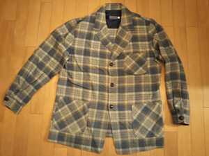 PENDLETON ペンドルトン テーラードジャケット USA製 メンズ ジャケット チェック柄 ビンテージ ウール 70's made in USA L