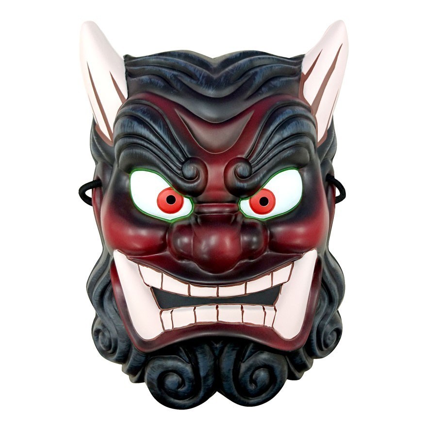 再入荷分を購入 なまはげ 手彫り お面 壁掛け 赤鬼 節分 魔除け 秋田