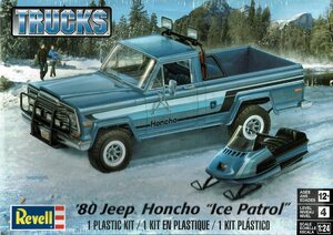 '80 Jeep handle cho ice Patrol 1/24 America Revell 