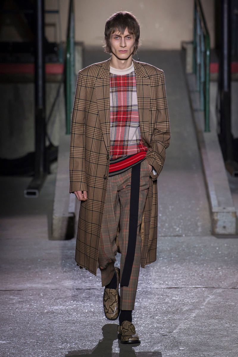 DRIES VAN NOTEN ドリスヴァンノッテン ランウェイ シルクコート-