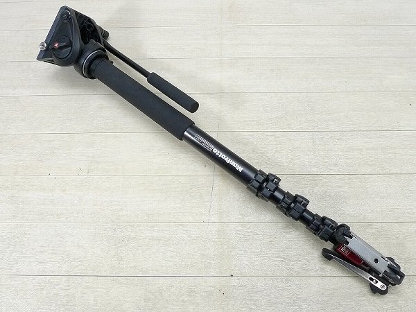 Manfrotto プロフルードビデオ一脚 雲台付 MVM500A カメラ その他