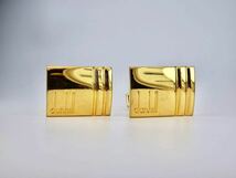 ダンヒル　ゴールド　2LINE カフス　カフリンクス　cufflinks dunhill_画像2