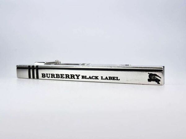 BURBERRY BLACK LABEL クラシック　シルバー　ネクタイピン　タイピン　タイバー　バーバリー
