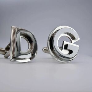 Dolce & Gabbana イタリア製 Ｇ Ｄ シルバー ドルチェ&ガッバーナ カフス カフリンクスの画像6