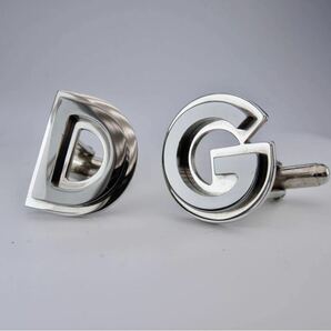 Dolce & Gabbana イタリア製 Ｇ Ｄ シルバー ドルチェ&ガッバーナ カフス カフリンクスの画像5