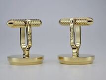 デュポン　グリーン　シルバー　ゴールド　S.T. Dupont カフス　カフリンクス　cufflinks_画像9