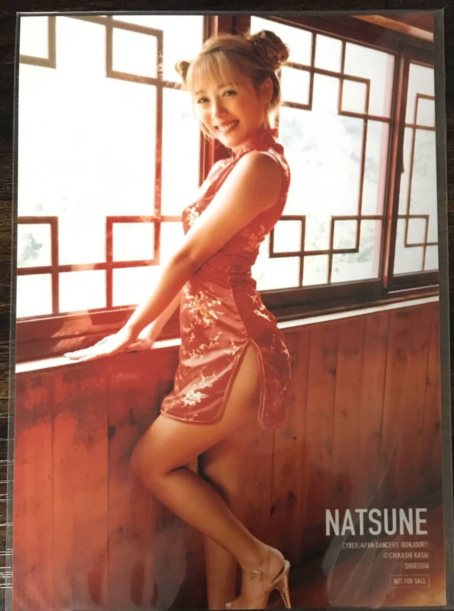 ◎ NATSUNE photo book BONJOUR!! Not for sale Bonus raw photo China clothes CYBERJAPAN DANCERS Shipping fee 230 yen Tracking included, Talent goods, photograph