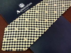 0^o^0ocl♪FK7929 【犬】【Aquascutum】アクアスキュータム ネクタイ★