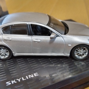 即決 日産特注 純正 NISSAN SKYLINE SEDAN スカイライン セダン シルバー 1/43 絶版 レアの画像2