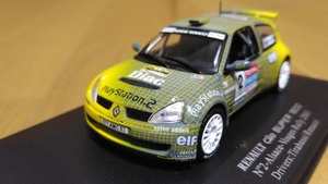 即決　ユニバーサルホビー　RENAULT　CLIO　SUPER1600　ルノー　クリオ　ルーテシア　S1600　№2　限定品　1/43　絶版　レア