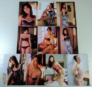  Kumada Youko gravure купальный костюм коллекционная карточка 10 шт. комплект D *