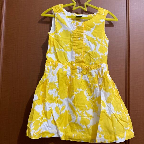 GAP kids 黄色ワンピース