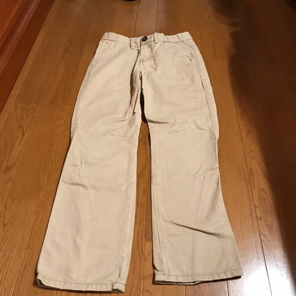 gap kids 長ズボン　ベージュ　130cm 綿100％