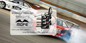 MOFE racing pedal box 0.75 brake master cylinder clutch brake bias floor mount 