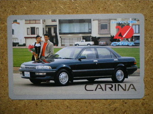 yamag* Yamaguchi Tomoko Toyota Carina 20 anniversary automobile unused 50 frequency telephone card 