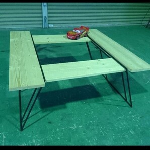 アイアンラック アイアンテーブル 使い方色々 キャンプ 鉄脚のみ