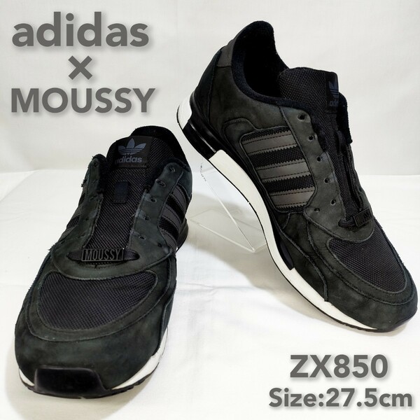 adidas×MOUSSY/Size27.5cm/ZX850/スニーカー/匿名配送/送料無料