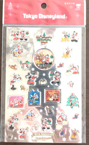 ⑥TDL20th　アニバーサリー　Xmas2003　ミニシール