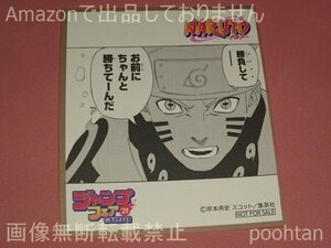 ジャンプフェア in アニメイト 2021 物販購入特典 ミニ色紙 NARUTO-ナルト- うずまきナルト