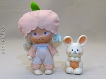 ビンテージ81年製 2nd ケナー[アプリコット] Strawberry Shortcake ストロベリーショートケーキ kenner Apricot with Hopsalot Bunny_画像1