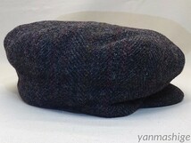 極上品 ヘリンボーンツイード・キャスケット [ブラウン] ピュアウール100% NEW YORK HAT ウィンドウ・ペン_画像5