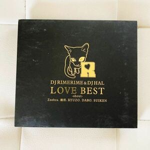 送料無料 / DJ RIMERIME & DJ HAL / LOVE BEST / -shout - Zeebra, 般若, RYUZO, DABO, SUIKEN / mixcd
