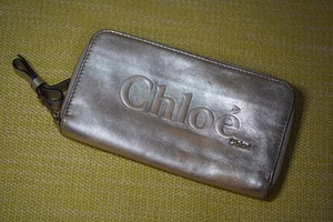 ☆ Chloe クロエ ラウンドファスナー 長財布 本革 ウォレット ☆