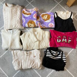 まとめ売り　女の子　子供服　80〜90cm b品　9点セット　baby GAP H&M ブランシェス　3can4on セット　冬服