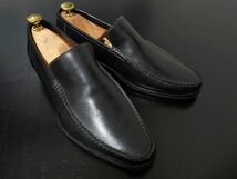 美品 サントーニ 5.5 SANTONI ドレスローファー レザーソール 6593_画像1