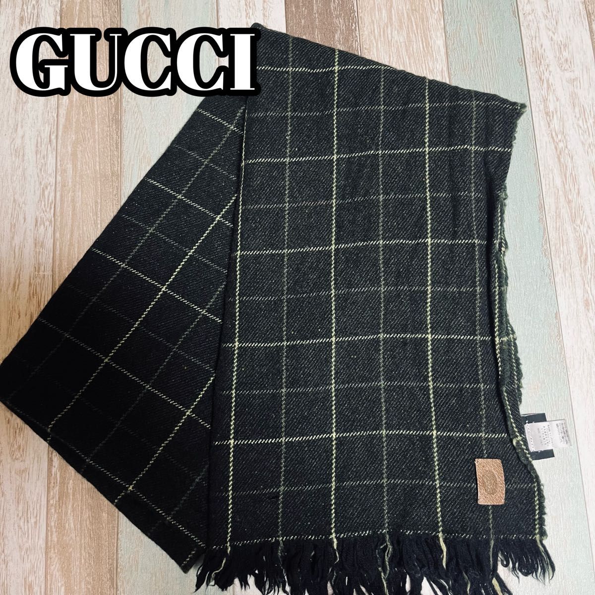 GUCCI グリッタースカーフ マフラー スター柄|PayPayフリマ