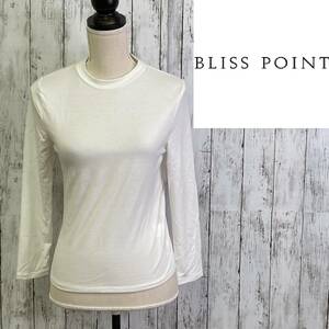 BLISS POINT★ブリスポイント★レディース 長袖 カットソー★サイズL　9-15